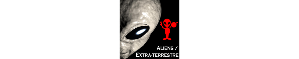 Stickers et autocollant aliens et extra-terrestre