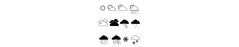 Stickers et autocollant météo
