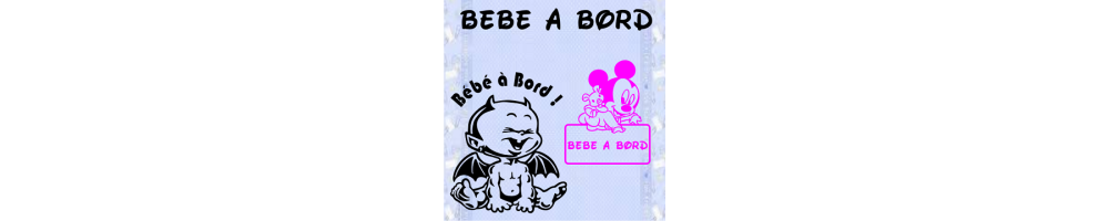 Sticker et autocollant bébé à bord