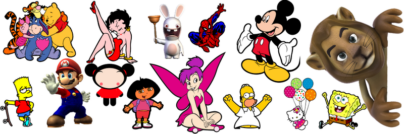Personnages couleurs